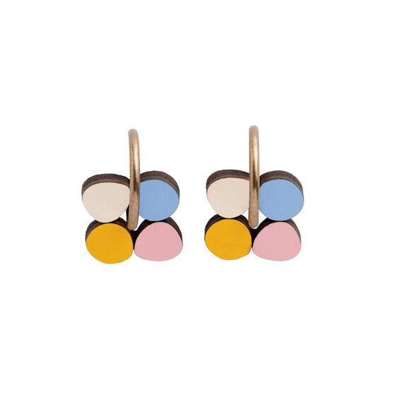 Hilma af Klint inspired dots earrings